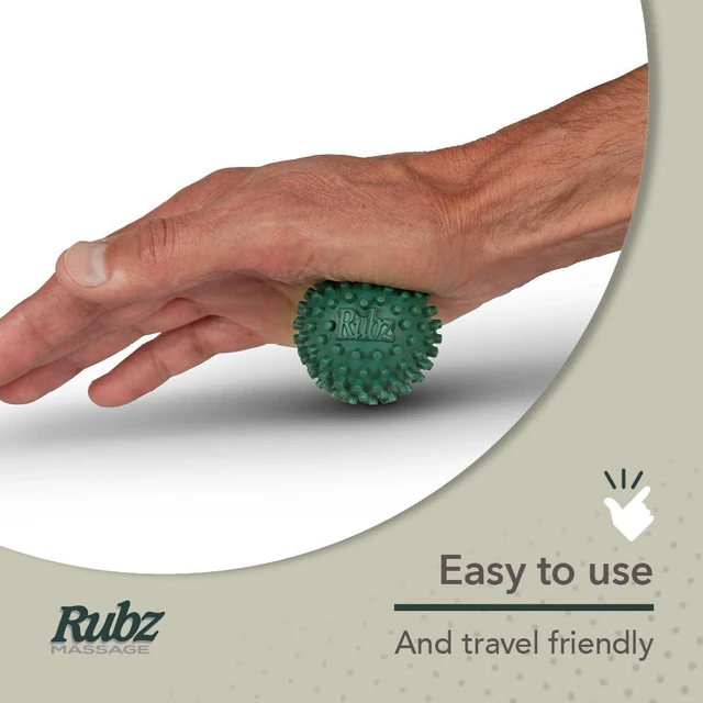 Alt view image 3 of 6 - Due North Foot Rubz Massage Ball - Roller for Plantar Fasciitis, Hands