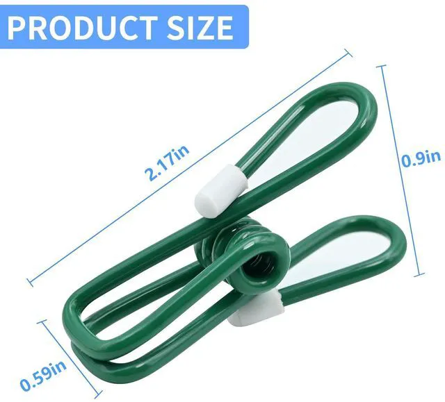 Alt view image 3 of 6 - 20 Pack Chip Clips 2.2Inch (55mm)