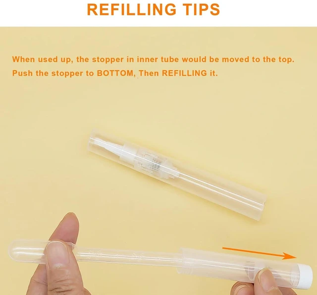 Alt view image 5 of 6 - Cuticle Oil Pen Refillable 3 Pack White