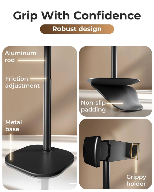 Alt view image 2 of 6 - COOPER ChatStand Sturdy Cell Phone Holder, Desk Stand for iPhone, Recording