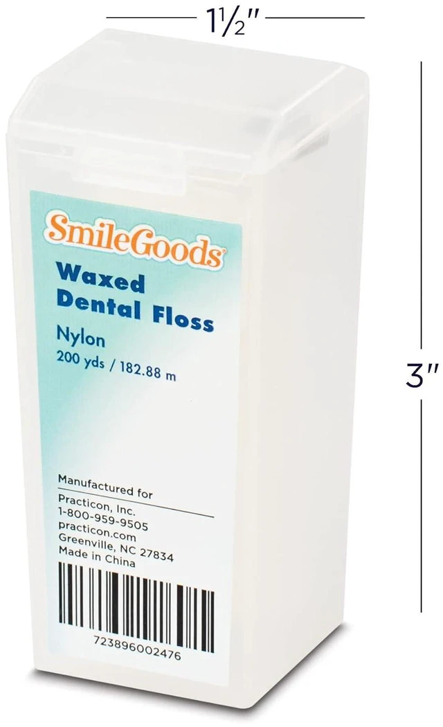 Alt view image 2 of 6 - SmileGoods Waxed Dental Floss, 200 Yard, Unflavored