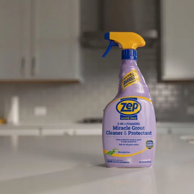 Alt view image 2 of 7 - Zep HomePro Foaming Miracle Grout Cleaner & Protectant 32oz, Pack of 1