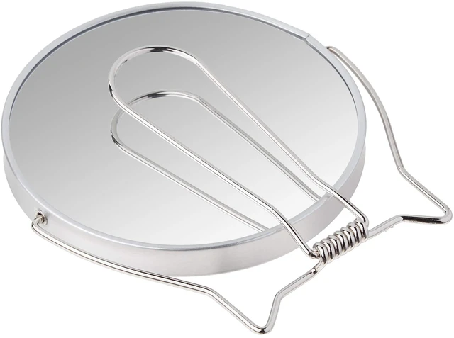 Alt view image 4 of 4 - Goody 2-Sided Makeup Mirror with Stand, 1X/3X Magnification, Lightweight Portable Table Top Vanity Mirror