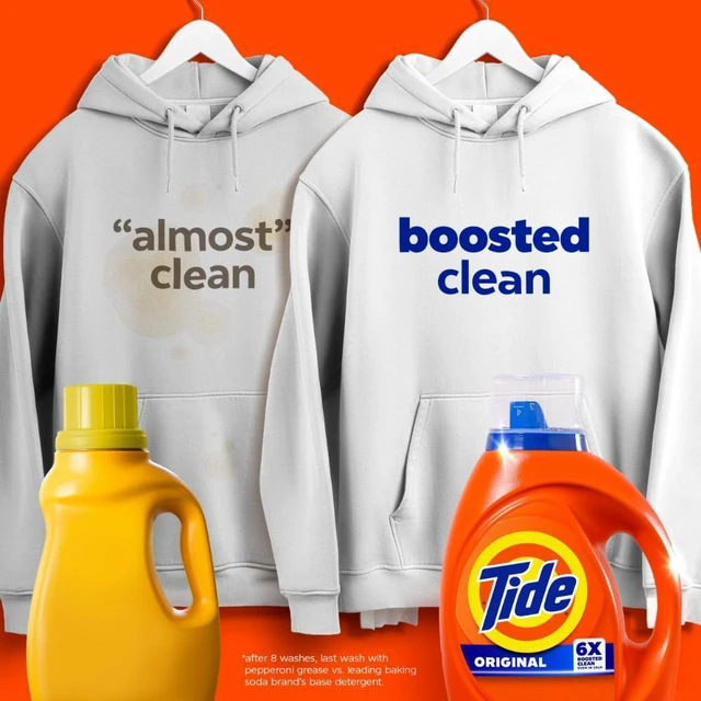 Alt view image 4 of 6 - Tide Liquid Laundry Detergent, Original Scent, 64 Loads, 80FL OZ, Works on 100% of Common Stains