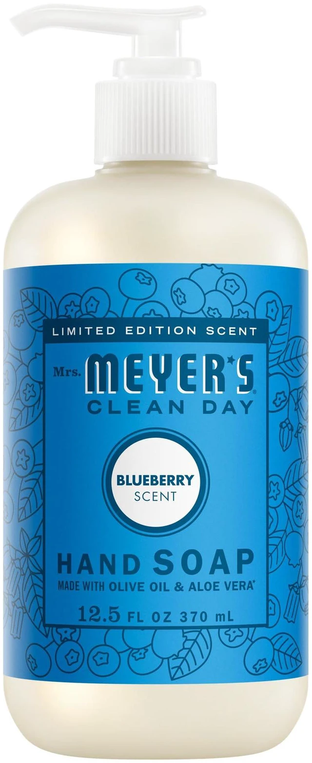 Main image of MRS. MEYER'S CLEAN DAY Hand Soap, 12.5 fl oz, Blueberry Scent
