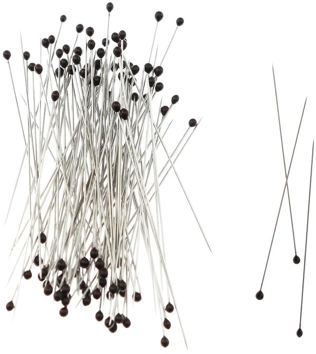 Alt view image 2 of 6 - 40mm 2# Stainless Steel Pins, 100 Pieces/Can, for Entomology, Dissection and Butterfly Collections