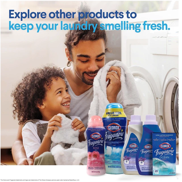 Alt view image 2 of 7 - Clorox Fraganzia In-Wash Scent Booster Crystals, 2 x 18 Oz, Spring Scent