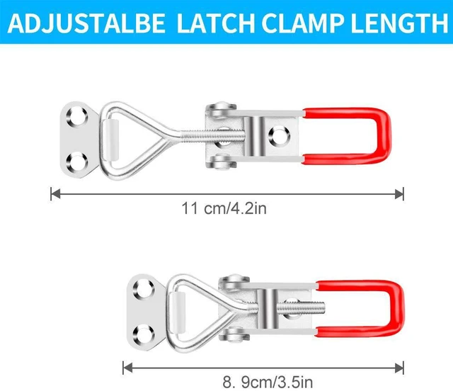 Alt view image 4 of 7 - Vicuna R 4001 6 Pack Adjustable Toggle Latch Clamp
