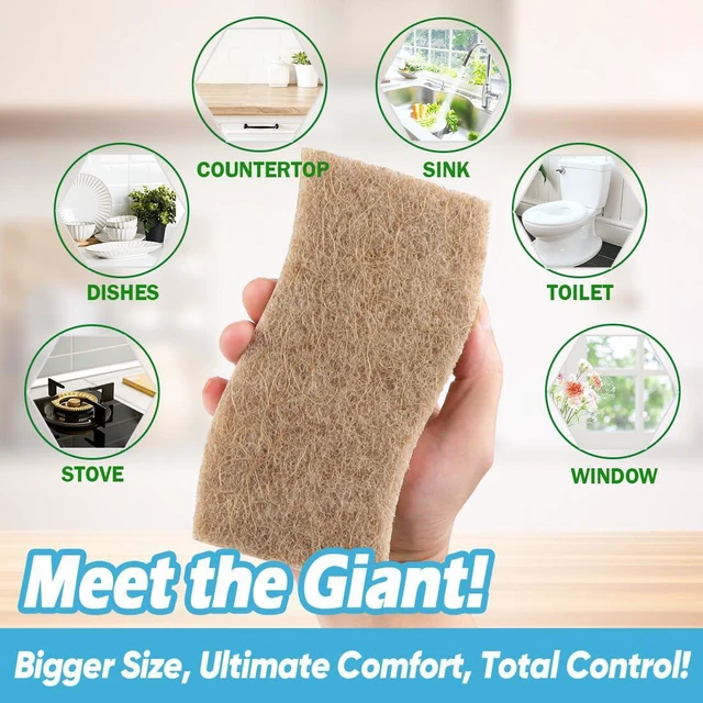 Alt view image 2 of 6 - AIDEA XL Non-Scratch Scrub Sponges for Dishes, 6Count