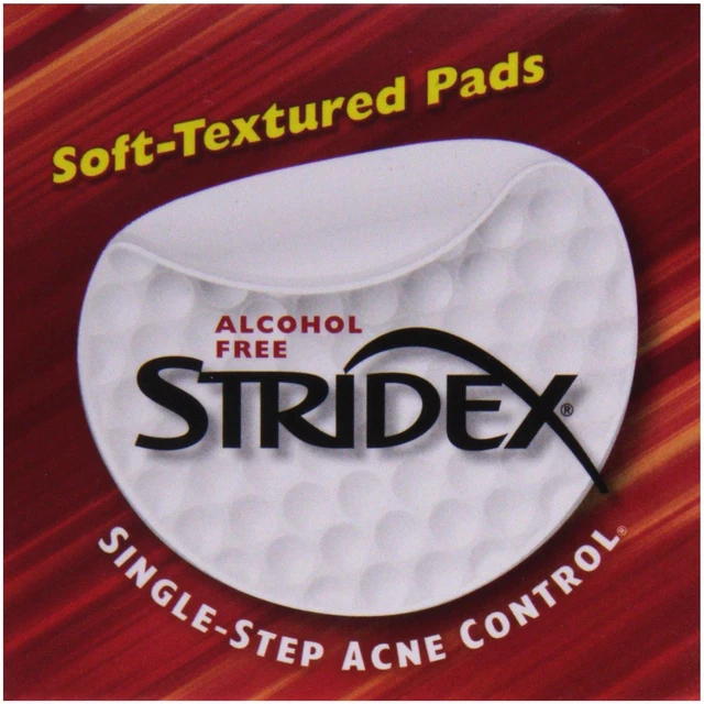 Alt view image 2 of 5 - Stridex Maximum Acne Pads, Alcohol-Free Salicylic Acid for Face, 55 Ct