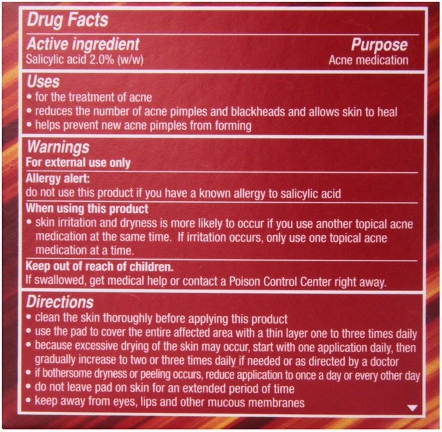 Alt view image 4 of 5 - Stridex Maximum Acne Pads, Alcohol-Free Salicylic Acid for Face, 55 Ct