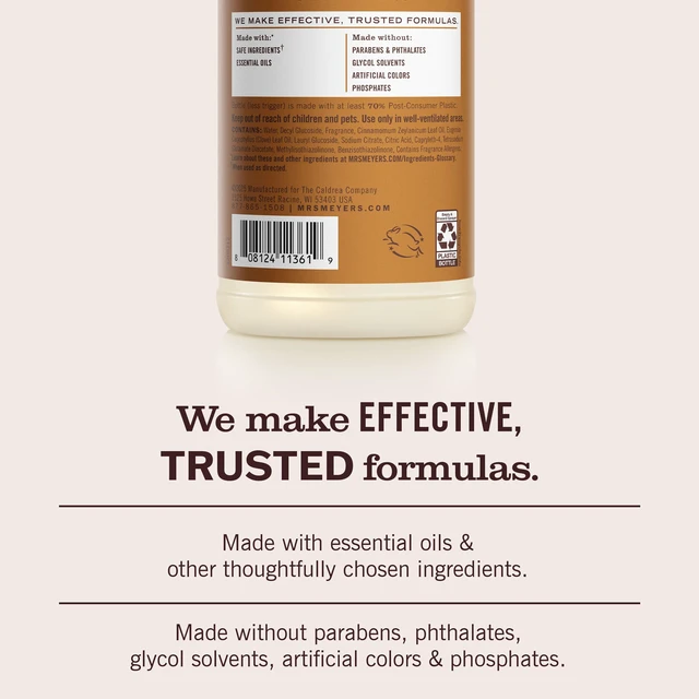 Alt view image 4 of 6 - Mrs. Meyer's Clean Day Multi-Surface Cleaner, Acorn Spice, 16fl oz