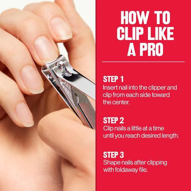 Alt view image 2 of 6 - Revlon Nail Clipper with File, Silver, 1 Count