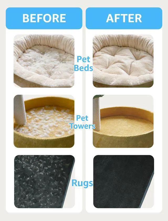 Alt view image 6 of 6 - 1 PCS Dog & Cat Hair Remover - Lint Remover, Carpet Scraper & Shaver, Carpet Rake for Car, Rugs, Couch, Furniture
