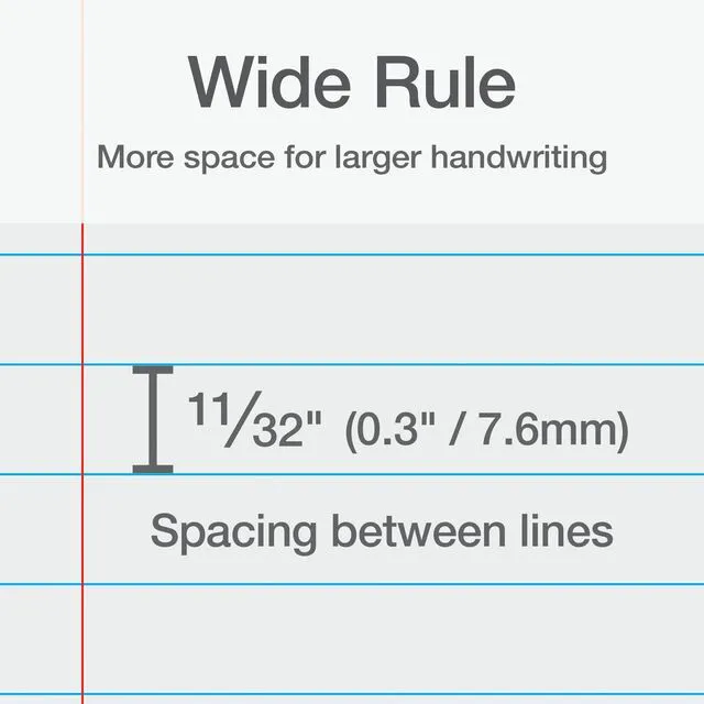 Alt view image 3 of 6 - Oxford Spiral Notebooks, 2 Pack, 1 Subject, Wide Ruled, 8x10.5Inches, 70 Sheets, Assorted Colors (1002539)