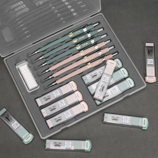 Alt view image 6 of 7 - Mr. Pen Mechanical Pencil Set, 6 Pack with Lead and Eraser Refills