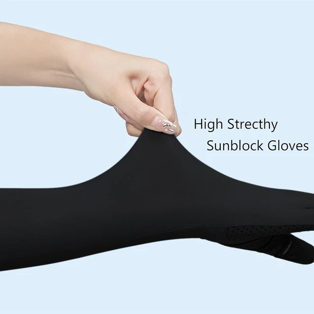 Alt view image 3 of 7 - Summer UV Sun Protection Outdoor Long Arm Driving Gloves for Women