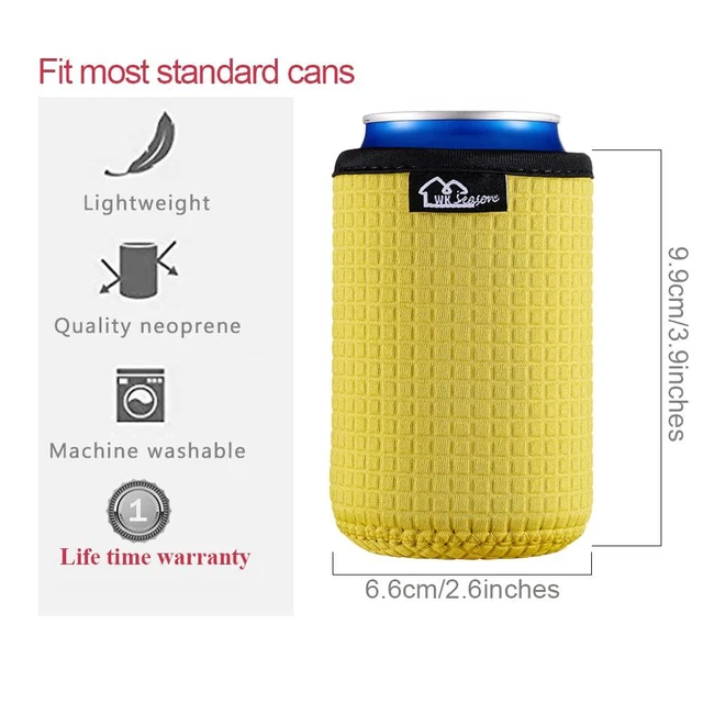 Alt view image 3 of 6 - WK Ieason 12oz Standard Can Cooler Sleeve Gift