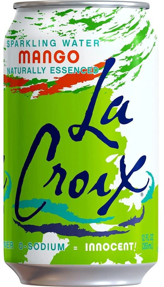 Alt view image 4 of 6 - La Croix Sparkling Mango Water, 12 Fl Oz, 8 Pack