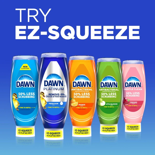 Alt view image 3 of 7 - Dawn Gentle Clean EZ-Squeeze Dish Soap, Pomegranate and Rose Water Scent, 24.3 fl oz