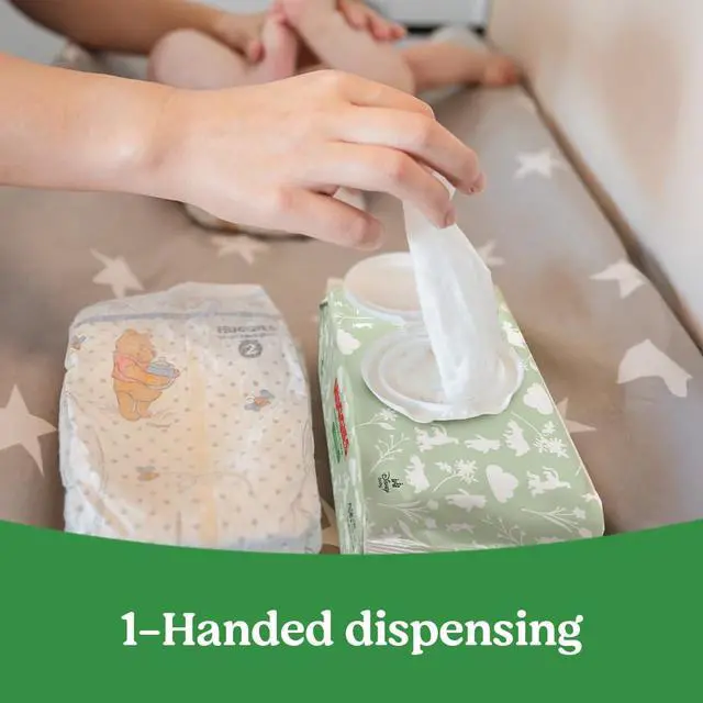 Alt view image 3 of 6 - Huggies Natural Care Sensitive Baby Wipes, Unscented, 56 Wipes (1 Pack)