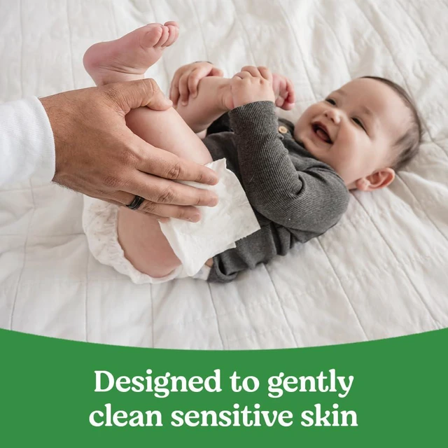 Alt view image 6 of 6 - Huggies Natural Care Sensitive Baby Wipes, Unscented, 56 Wipes (1 Pack)