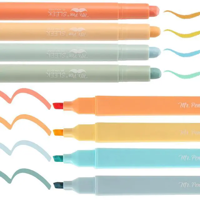 Alt view image 6 of 7 - Mr. Pen Aesthetic Highlighters and Gel Highlighters, 8 Pack
