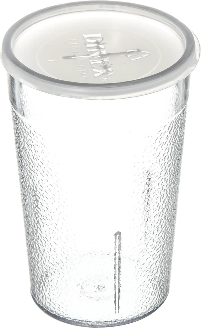 Alt view image 2 of 6 - CFS 55018107 Stackable ShatterResistant Plastic Tumbler, 5oz., Clear (Pack of 6)