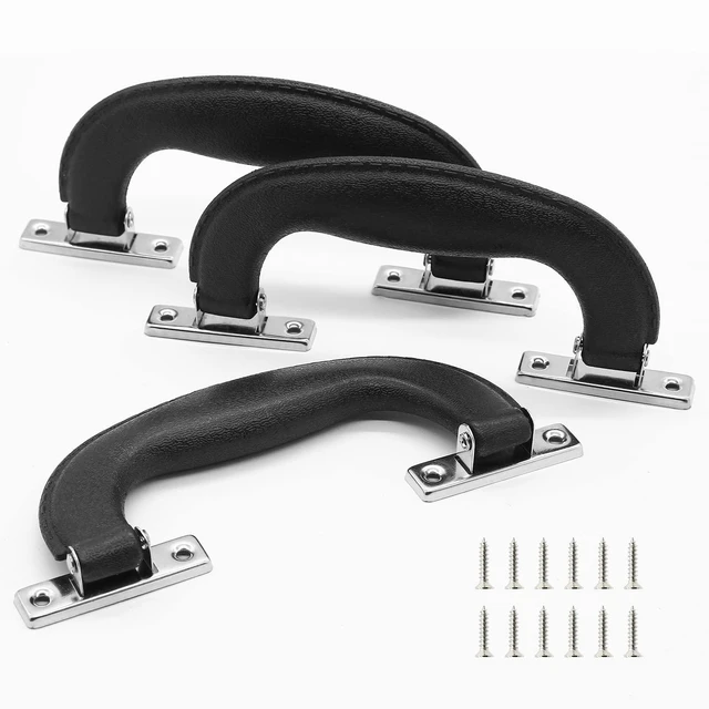 Alt view image 2 of 7 - BokWin Black Plastic Luggage Handle 6.1Inch/155mm 3 Pcs