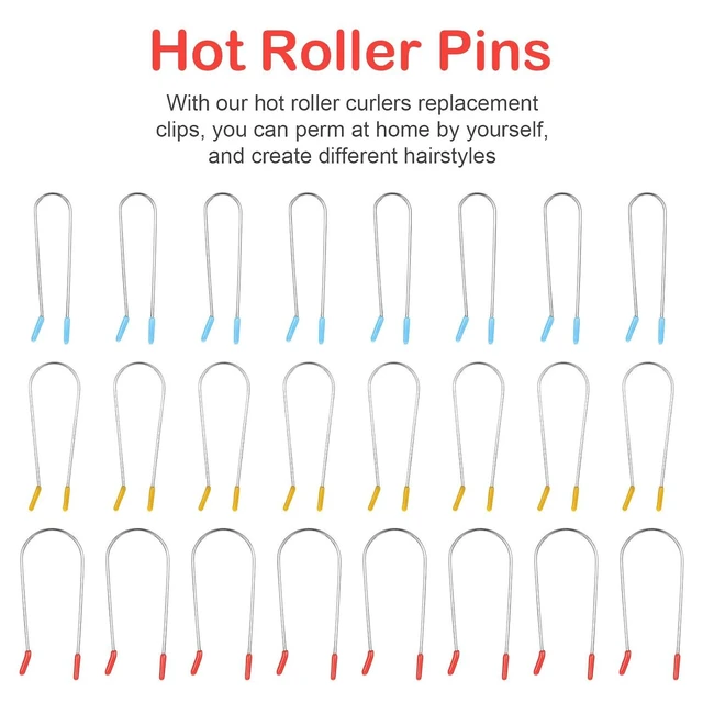 Alt view image 5 of 7 - Bewudy 24Pcs Hot Roller and Hot Curler Clips Replacement Kit