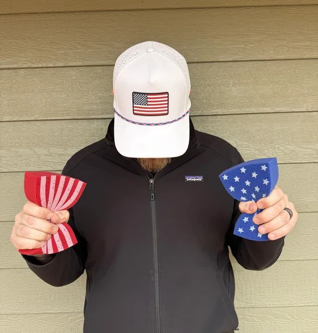 Alt view image 3 of 7 - USA 2 Pack Large Multi-Purpose Sponges for Cleaning, for Car Washing, Tile & Grout