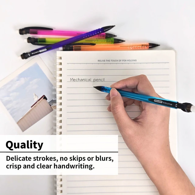 Alt view image 3 of 7 - BAZIC Claris Mechanical Pencil 0.7mm, 6-Pack