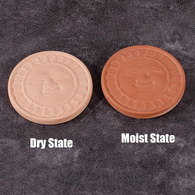 Alt view image 5 of 5 - HOT SEAL 2 Pack Terracotta Brown Sugar Saver, Sun Smiles Brown Sugar Keeper Disc for Maintaining Food Moisture, Food-Grade Brown Sugar Bear Softener Alternative