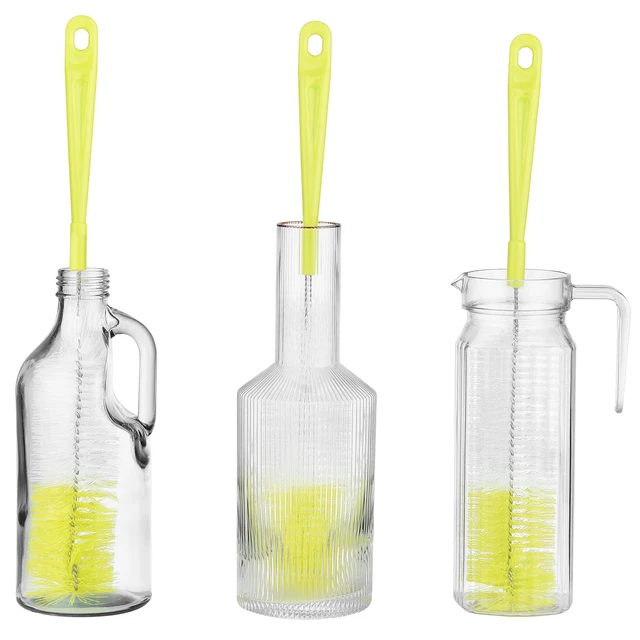 Alt view image 4 of 7 - ALINK 16 inch Bottle Brush for Washing Wine/Beer/Sport Well/Thermos/Glass, Hummingbird Feeder and Long Narrow Neck Sport Bottles