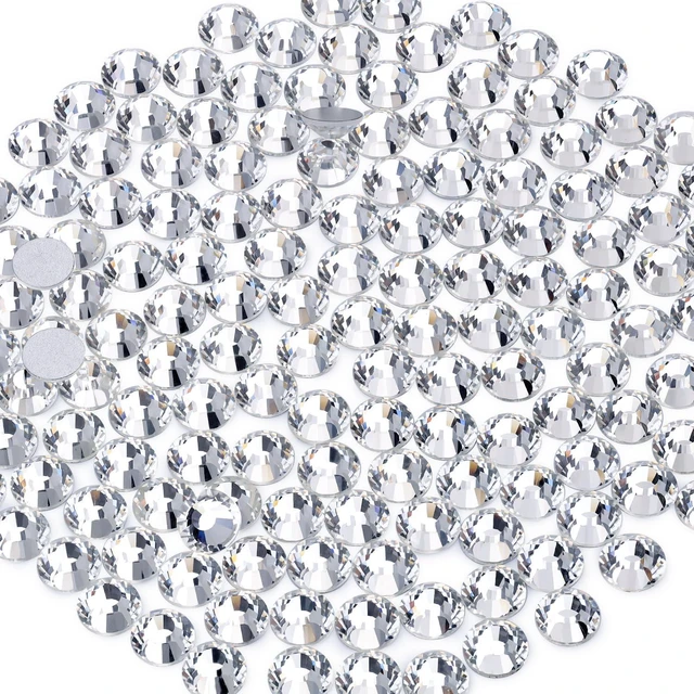 Main image of SS20/5mm Crystal Glass Rhinestones, 2000PCS, Clear, for Bedazzling