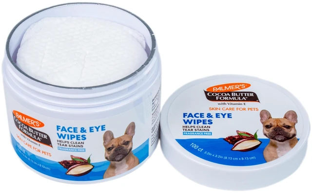 Alt view image 6 of 7 - Palmer's for Pets Face and Eye Dog Wipes, Unscented, 100 Count
