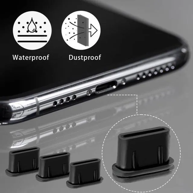 Alt view image 2 of 7 - 25 Pcs USB C Dust Plug, Anti Dust Cover for Type C Charging Port, Compatible with Samsung Galaxy, Google Pixel, Moto G, TCL, UMIDIGI, OnePlus Nord & Type C Devices