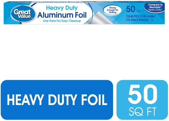 Main image of 50 Sq Ft Great Value Heavy Duty Aluminum Foil
