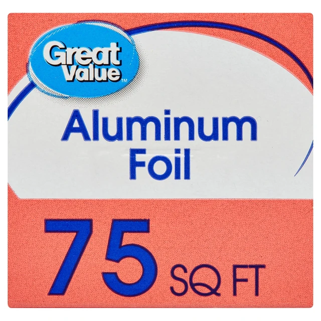 Alt view image 2 of 6 - Great Value Aluminum Foil, 75sqft