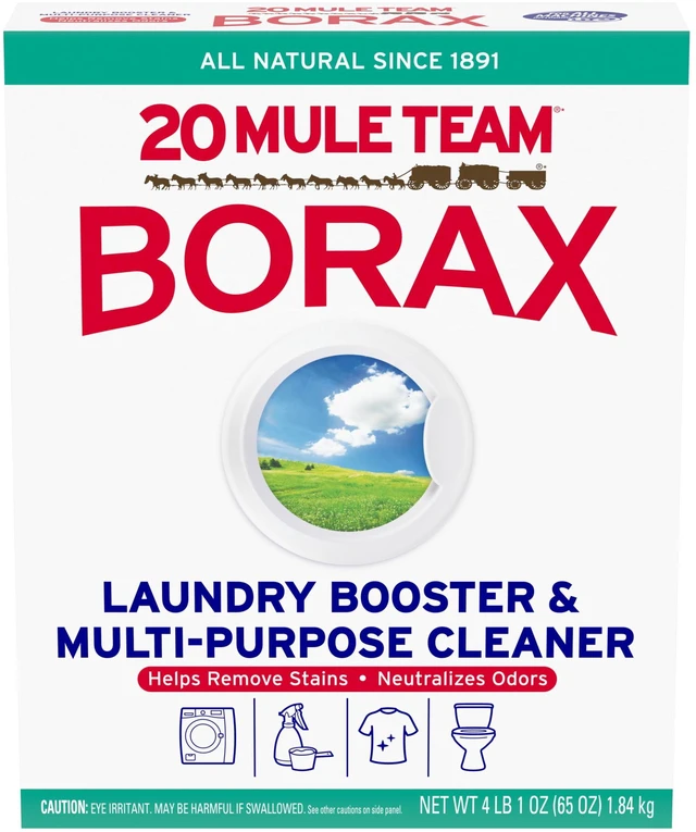 Main image of 20 Mule Team All Natural Borax 65 Ounce Laundry Detergent Booster & Multi-Purpose Household Cleaner
