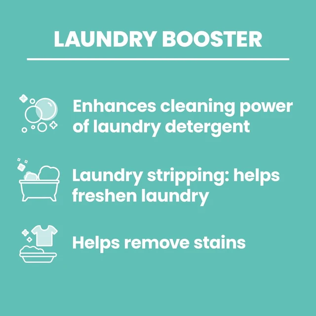 Alt view image 5 of 6 - 20 Mule Team All Natural Borax 65 Ounce Laundry Detergent Booster & Multi-Purpose Household Cleaner