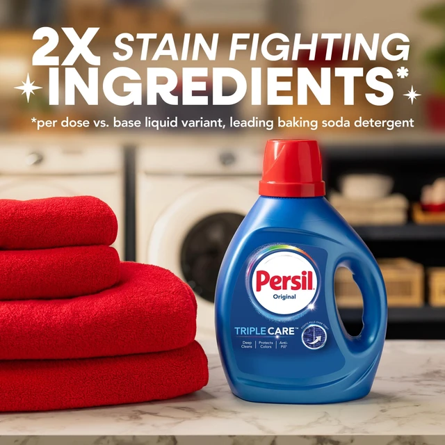 Alt view image 3 of 5 - Persil Deep Clean Liquid Laundry Detergent, Original, 34Fl Oz, 25 Loads