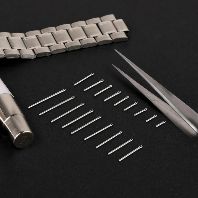 Alt view image 4 of 7 - Bewudy 360Pcs Watch Band Link Cotter Pin Assortment, Silver
