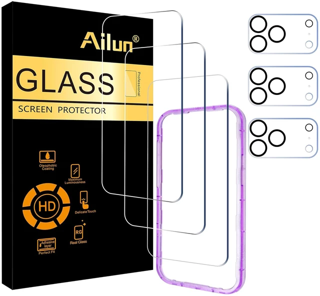 Main image of Ailun Screen Protector + Camera Lens Protector for iPhone 17 Pro Max