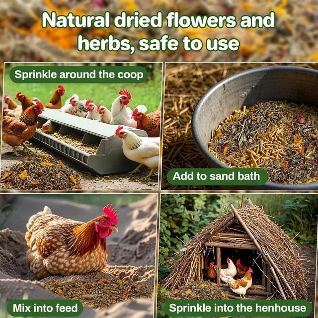 Alt view image 3 of 6 - Sukh 10oz Chicken Nesting Herbs - Poultry Herb Blend and Hemp Bedding