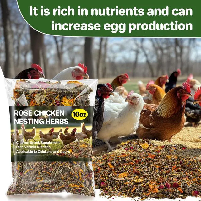 Alt view image 6 of 6 - Sukh 10oz Chicken Nesting Herbs - Poultry Herb Blend and Hemp Bedding