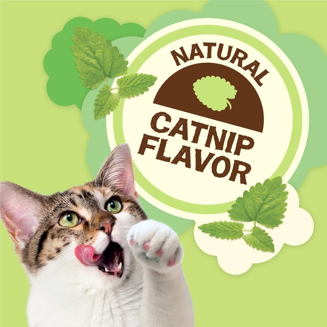 Alt view image 5 of 6 - Friskies Purina Party Mix Natural YUMS Catnip Cat Treats 20oz Canister