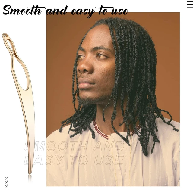 Alt view image 2 of 6 - WILLBOND Interlocking Tool for Locs, 4 Pcs, Rose Gold, Gold