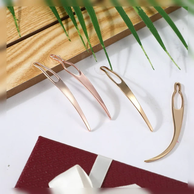 Alt view image 5 of 6 - WILLBOND Interlocking Tool for Locs, 4 Pcs, Rose Gold, Gold