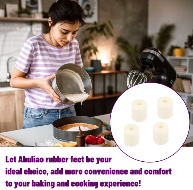 Alt view image 4 of 5 - Mixer Rubber Feet Compatible with KitchenAid Stand Mixers, Replacement Parts 4161530, 9709707 for KSM90, K45SS, KSM75 (5 Pack)